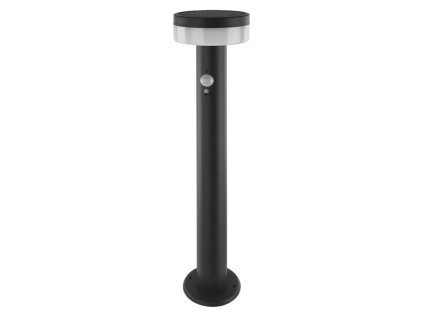 LED záhradné solárne stĺpikové svietidlo TERION, senzor súmraku, 12,5 x 12,5 x 50 cm