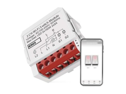 GoSmart spínací modul IP-2202SW, WiFi, 2-kanálový