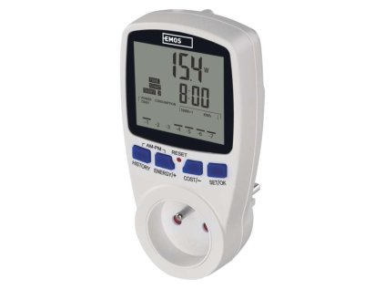 Wattmeter – merač spotreby elektrickej energie do zásuvky P5805