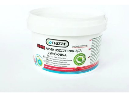 NAZAR tesniaca pasta na závity s ľanovými vláknami 300 g – kartón 48 ks