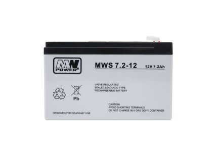 AGM akumulátor PNI MW 7.2-12 12V 7,2Ah, bezúdržbový