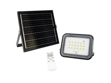 Solárny LED reflektor PNI GreenHouse WS50 PRO 50 W, panel 6 W, batéria 5000 mAh, 800 lm, diaľkový ovládač, IP65