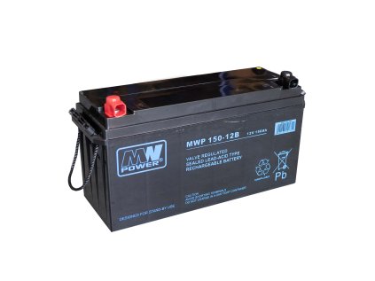 AGM akumulátor PNI MW 150-12B 12V 150Ah, bezúdržbový