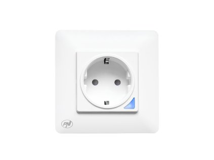 Zapustená Wi-Fi zásuvka PNI SmartHome WP850 do steny, 16 A / 3600 W, Alexa a Google Home