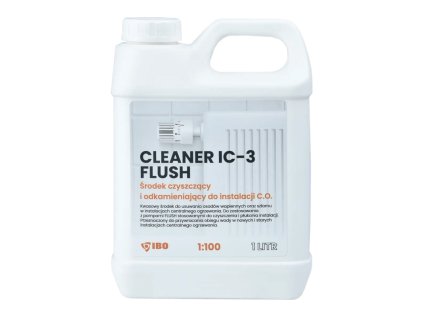 Čistiaci a odvápňovací prostriedok IBO CLEANER IC-3 FLUSH, 1L, na vykurovacie systémy