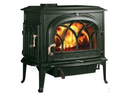 Jotul F 500 CB - čierny lak, dvierka bez ozdob. priečok