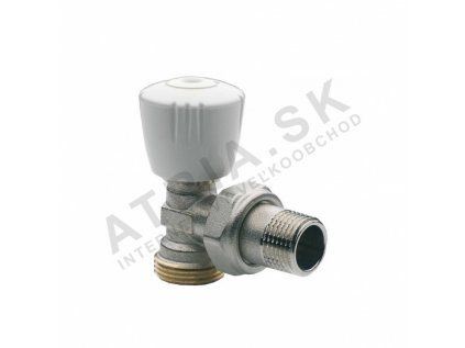 Vykurovacia technika Radiátorový ventil s prednastavením - 1/2"xEK; rohový