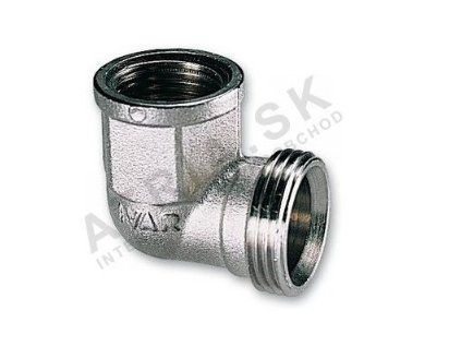 Vykurovacia technika Koleno - 1/2"FxEK; nikl