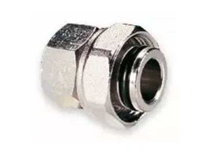 Vykurovacia technika Prechodka - s prevlečnou maticou  - 3/4"FxEK; nikel