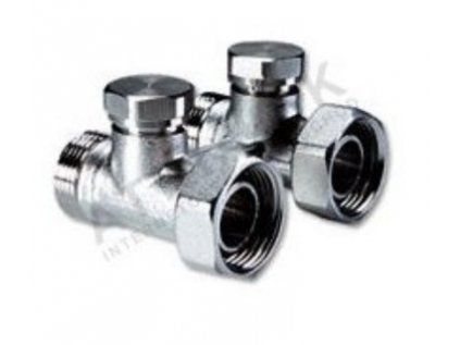 Vykurovacia technika Vekoluxivar pre dvojtrubkový systém - M24 x 3/4"F; priamy