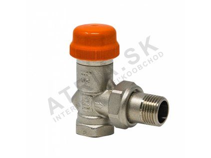 Vykurovacia technika Dynamický termostatický ventil s prednastavením - 1/2"; rohový