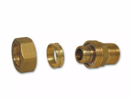 Vykurovacia technika Sada zverného šróbenia so vsuvkou - na viacvrstvové potrubie ALPEX - 26x3 - 1"M