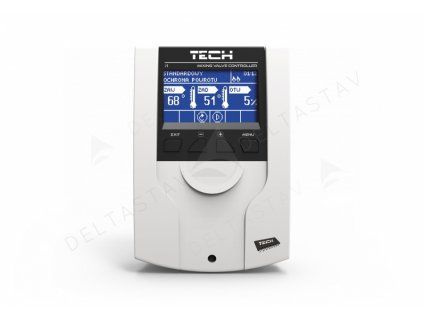 Izbový termostat TECH EU-i-1 CWU regulátor pre vykurovacie systémy, pre obsluhu 1 pohonu ventilu + obeh TÚV