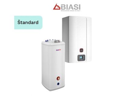 Set: wall-mounted gas condensing boiler BIASI RINNOVA TEC 25 SV + BCH 100 storage tank