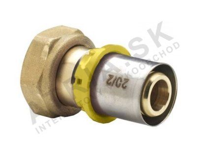 Vykurovacia technika Prechodka PRESS-GAS - prevlečná matica  - 3/4"F x 20mm; adaptér TC