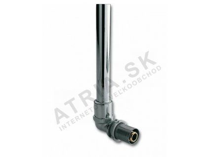 Vykurovacia technika Koleno PRESS 90° - s pripojovacou trubkou - 16x15x(165)