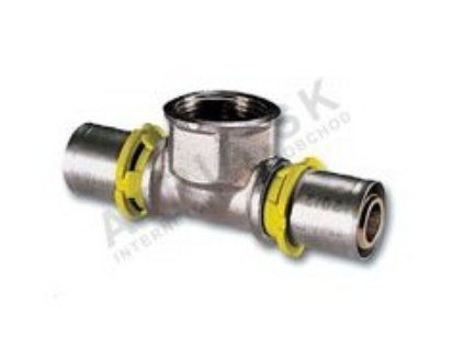 Vykurovacia technika T-kus PRESS-GAS  - závit vnútorný - 20x3/4"Fx20