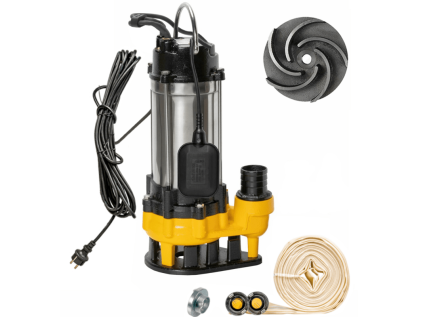 Sludge set - submersible sludge pump WQF 550 with 30m hose for cesspools and septic tanks
