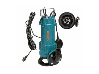 Ponorné kalové čerpadlo ZWQ 1500 (230V) s rezacím nožom IBO, 1500W, 27000 l/h, výtlak 16m, na septik a žumpu
