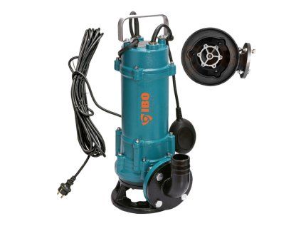 Submersible sewage pump ZWQ 1800 (230V) with cutting blade, professional, for septic tanks and cesspools
