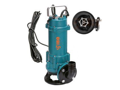 Submersible sewage pump ZWQ 4000 (400V) with cutting blade, 4000W, 72000 l/h, cast iron, for septic tanks
