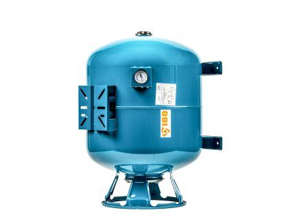Pressure Vessel 80 L Vertical/Horizontal with Pressure Gauge, for Home Water Systems
