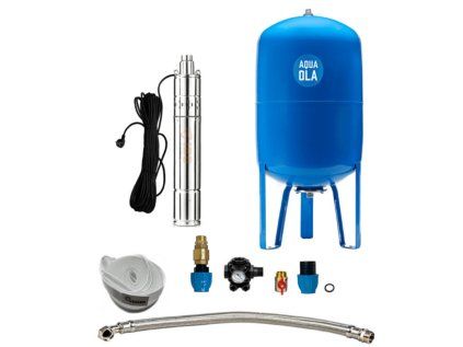 Domáca vodáreň s ponorným čerpadlom SCR-0,50 / 100l, set pre studne a vrty