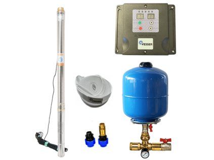 Domáca vodáreň s ponorným čerpadlom 3" STM 20 s frekvenčným meničom - RTS, automatický set na vodu