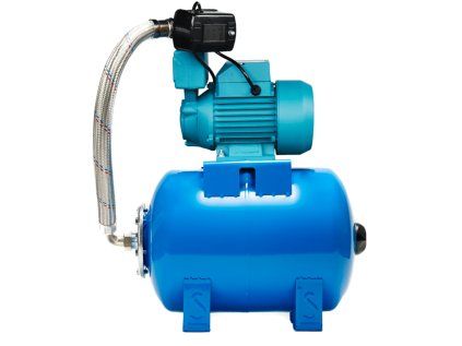 WZI 750 / 24L Home Water Pump Station with Self-Priming Pump and Pressure Tank