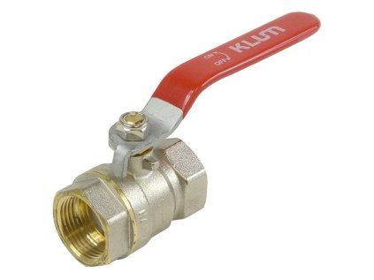 Ball Valve 3/4" FF,P for Water, Brass with Lever, Water Fitting