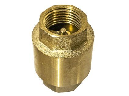 Universal check valve 1/2" all-brass, non-return valve for water technology