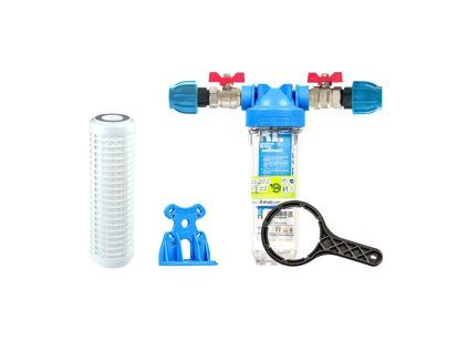 Filter Set Senior 10" MONO. Complete 1" Connection, Water Filter for Well and Water Treatment