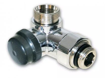 Vykurovacia technika Kúpeľňový termostatický ventil OPTIMA - trojosový - 1/2"xM24; pravý; chróm