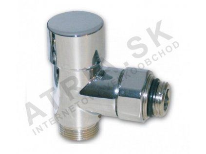 Vykurovacia technika Kúpeľňové regulačné šróbenie OPTIMA - 1/2"xM24; rohové; inox
