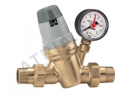 Vykurovacia technika Tlakový redukčný ventil  - so šróbením a manometrom - 5/4"MM