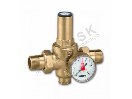 Vykurovacia technika Tlakový redukčný ventil  - so šróbením a manometrom - 6/4"MM