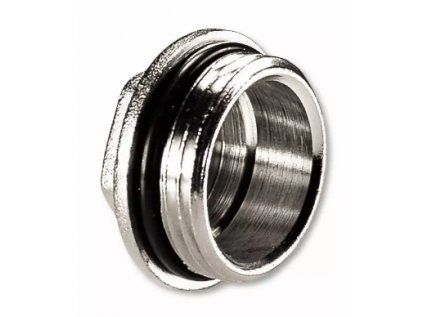 Vykurovacia technika Zátka - 1/2"M; nikel