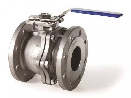 Vykurovacia technika Guľový uzáver prírubový - série 02 na vodu nerez - DN 20; L=120mm