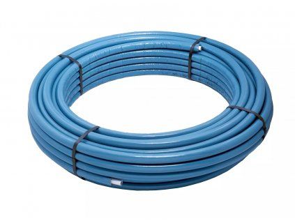 Vykurovacia technika Potrubie PEX - s tepelne izol. plášťom - rozvody stropného vykurovania/chladenia-20x2; modrá; 25m
