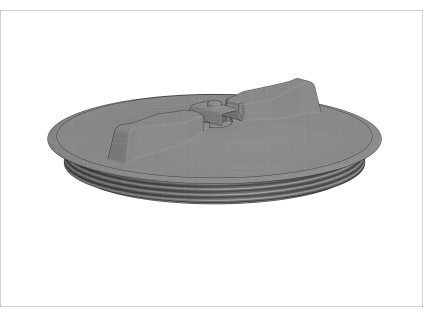 Vykurovacia technika Vstupný uzáver s ventiláciou - pr. 355mm  - akcia