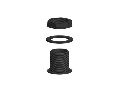 Vykurovacia technika Sada závitových priechodiek pre plastové nádrže - 2 x 1"+3/4"  - akcia