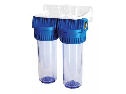 Vykurovacia technika Filter 9 3/4" DUPLEX - 3/4"F; bez vložiek