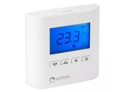 Vykurovacia technika Digitálny priestorový termostat - +5 °C až +40 °C; 2x1,5V AAA; 2Ax1  - akciaT*