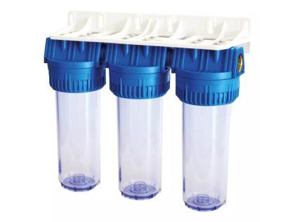 Vykurovacia technika Filter 9 3/4" TRIPLEX - 1"F; s vložkami - akcia