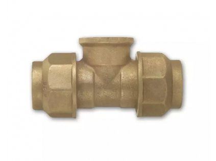 Vykurovacia technika T-kus - potrubie/vnútorný závit/potrubie - 25x3/4"x25; PE/vonkajší závit/PE