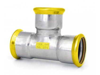 Vykurovacia technika T-kus 90° PRESS GAS - jednoznačný - 54mm