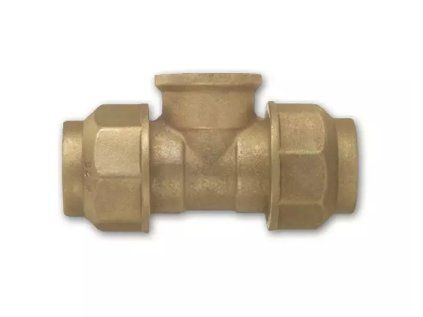 Vykurovacia technika T-kus - potrubie/vnútorný závit/potrubie - 50x6/4"x50; PE/vonkajší závit/PE