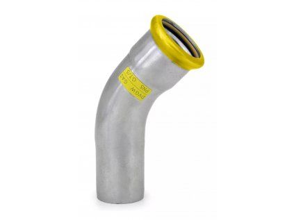 Vykurovacia technika Oblúk 45° PRESS GAS - s jedným zásuvným koncom - 28mm