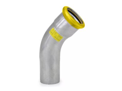 Vykurovacia technika Oblúk 45° PRESS GAS - s jedným zásuvným koncom - 35mm
