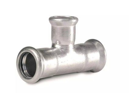 Vykurovacia technika T-kus 90° - redukovaný - nerez AISI 316 - 22-18-22mm
